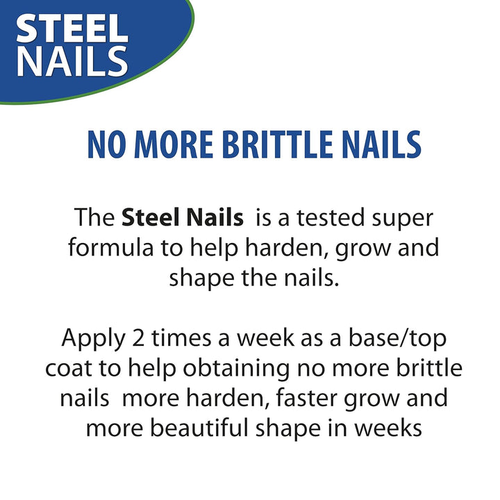 Steel Nails Hardener with Keratin, Calcium and Garlic