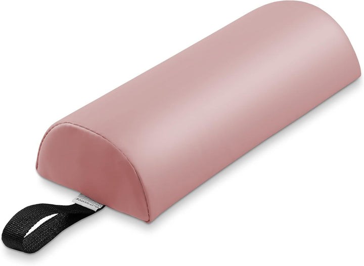 Half round Neck Massage Table Bolster Pillow Pad - 13 X 6 X 3 Inch - Black