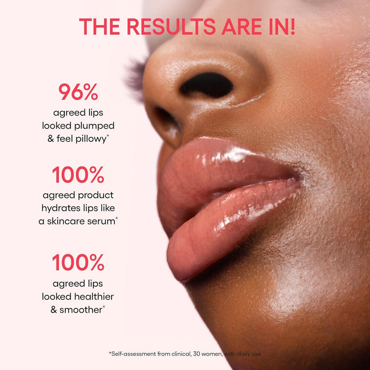 Glaze Craze Tinted Lip Serum: Hydrating Lip Serum for Glossy, Nourished Lips with Plumping Polypeptides