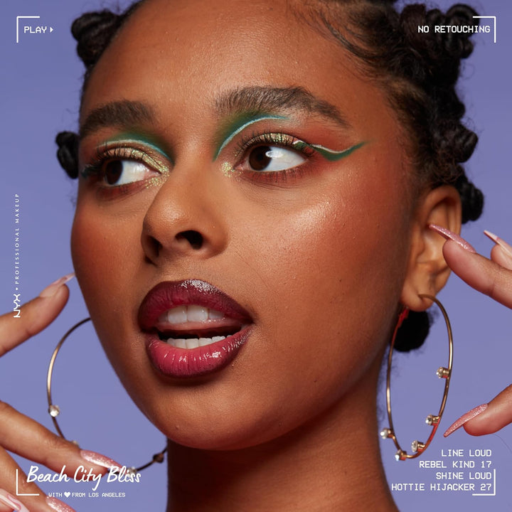 Line Loud Lip Liner, Longwear and Pigmented Lip Pencil with Jojoba Oil & Vitamin E - Rebel Kind (Chocolate Brown)