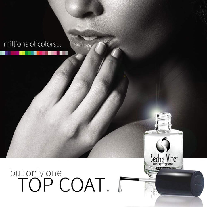 Clear and  Vite, Base Coat and Top Coat for Nail Polish