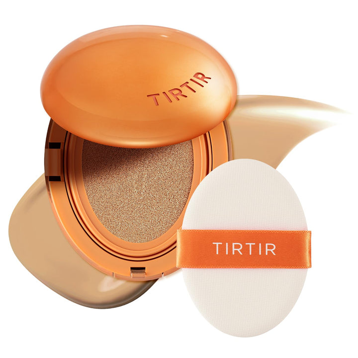 Mask Fit Ai Filter Cushion Foundation | Ai-Like Semi-Matte Finish - up to 72-Hour Medium to Full Coverage Korean BB Cushion Make up Beauty, #23N Sand, 0.63 Fl Oz
