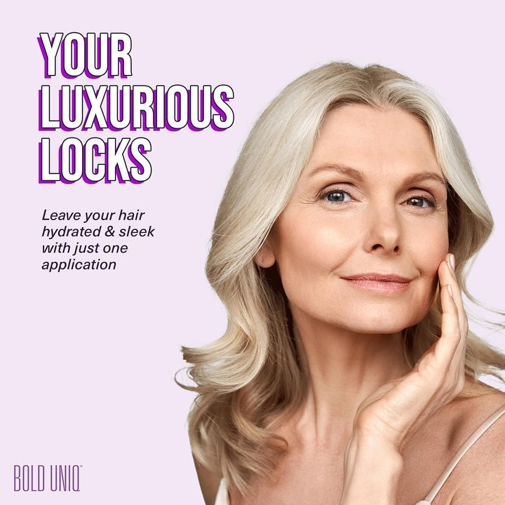 Purple Hair Mask - Toner for Blonde, Platinum, Bleached, Silver, Gray, Ash & Brassy Hair - Remove Yellow Tones & Condition Dry, Damaged Hair - Cruelty Free & Vegan - 6.76Oz