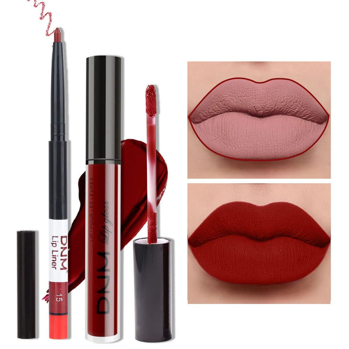 3Pcs Dark Red Purple Plum Matte Liquid Lipstick Sets for Women Matte Lip Stain Long Lasting Waterproof, Burgundy Blood Blue Red Lipstick, Black Cherry Maroon Gothic 24 Hours Magic Lipsticks