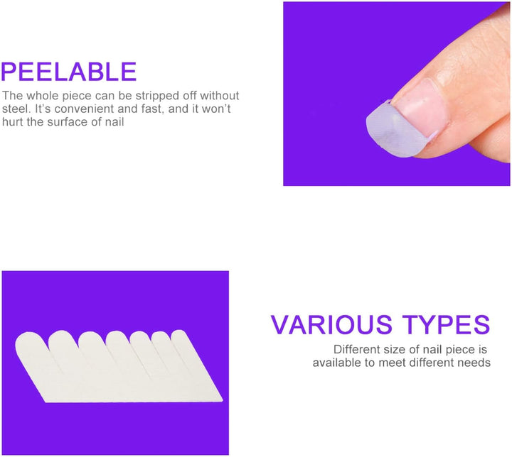 Silk Nail Wrap, Self Adhesive Reinforce Wrapping Gel Protector Stickers for Split Nail Repair, Damaged and Broken Nails