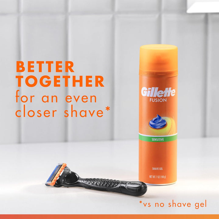 Fusion5 Razors for Men, 1 Razor, 4 Blade Refills, Lubrastrip for a More Comfortable Shave