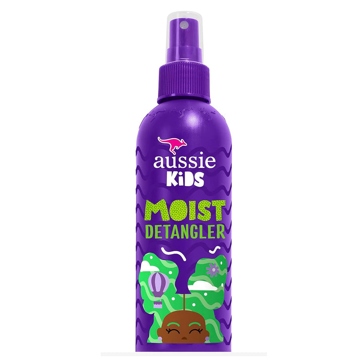 Kids Moist Detangler Spray, Sulfate & Paraben Free, Moisturizing & Tangle-Free Hair Care for Kids, Cruelty-Free, 8 Fl Oz Each, 3 Pack