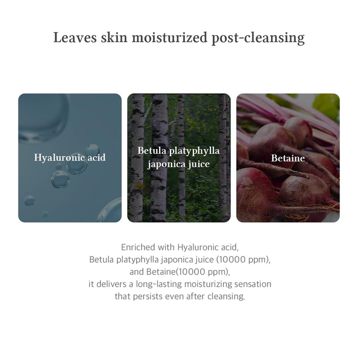 Green Relief Amino Gel Cleanser | Lightweight & Hydrating Makeup Remover | Daily Face Wash with Hyaluronic Acid | Korean Vegan Skincare for All Skin Types | 3.38 Fl Oz