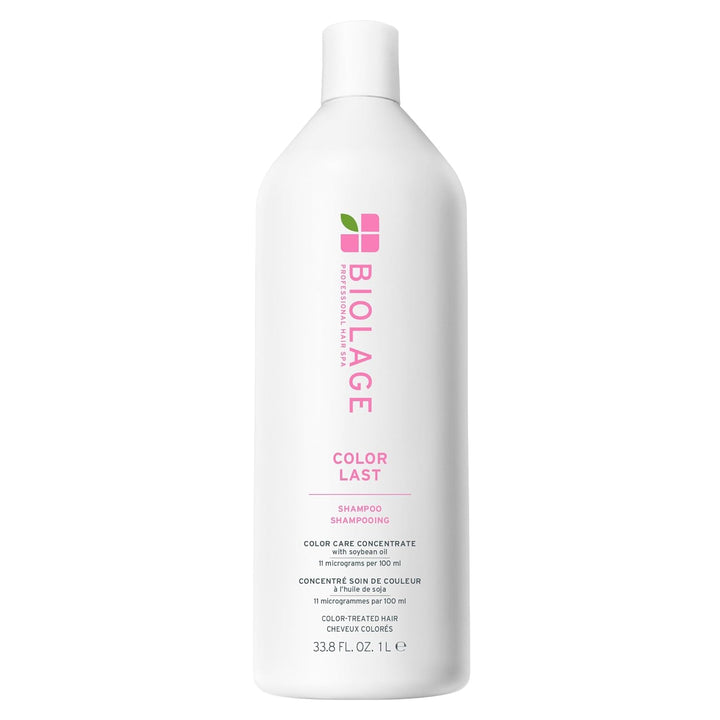 Biolage Color Last Shampoo - for Color-Treated Hair, Nourishes, Strengthens, Hydrates and Adds Shine, Soybean Oil & Stearic Acid, Paraben & Mineral Oil-Free, Vegan