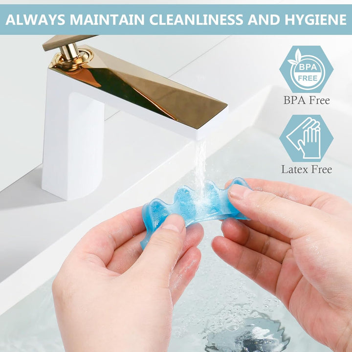 2PCS Toe Separators for Women and Men, Gel Toe Spacers for Pedicure and Foot Alignment, Comfortable Foot Care for Bunions and Overlapping Toes