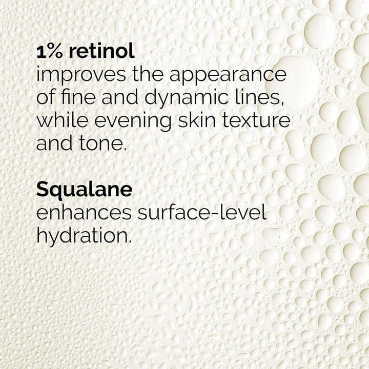 The Ordinary Retinol 1% in Squalane, High-Strength Retinol Serum for Anti-Aging and Skin Smoothing
