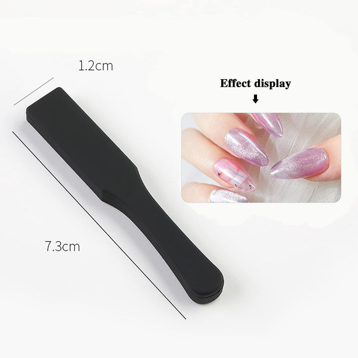 15Pcs Nail Magnet Set Cat Eye Gel Nail Polish Magnet Wand Magnetic Nail Polish Cat Eye Magnet for Nails Cat Eye Magnets Sticks Nail Design Tools Nail Art
