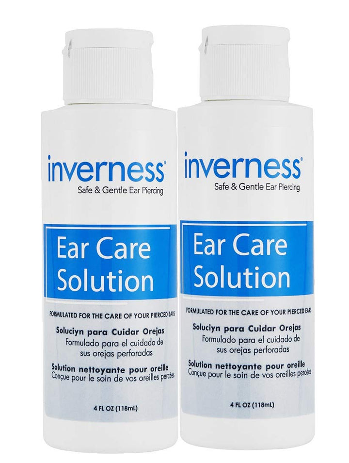 after Piercing Ear Care Solution 4 Oz 2-Pack – Gentle Piercing Care for Newly Pierced Ears