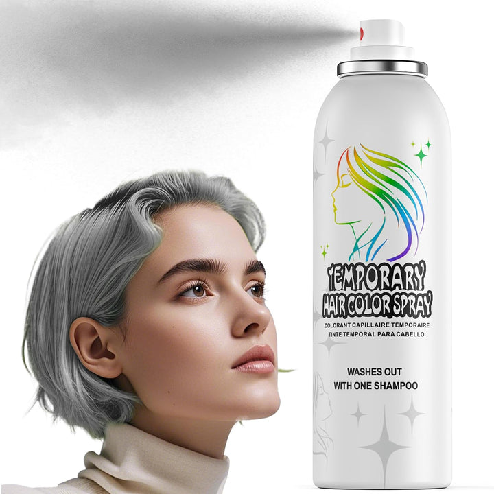 Purple Temporary Hair Color Spray - Gentle Formula, Washable & Non-Sticky | Instant Hair Dye Alternative for Adults | Halloween, Costume, Party Makeup, 150Ml