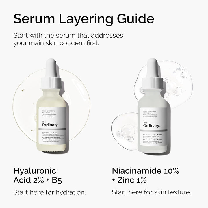 Hyaluronic Acid 2% + B5 (With Ceramides), Multi-Depth Hydration Serum for Plumper, Smoother Skin