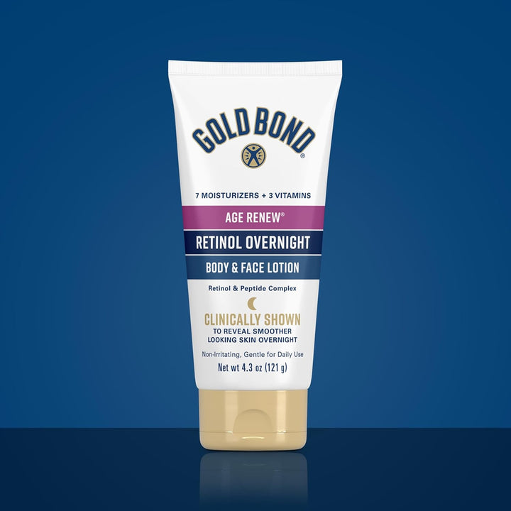 Age Renew Day & Night Duo Lotion Set for Body & Face,  Crepe Corrector Lotion, Visibly Firms Skin &  Retinol Overnight Lotion, Visibly Smooths Skin, 8.6 Oz.