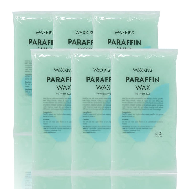 Paraffin Wax Refills for Paraffin Baths, 6 Packs Unscent Paraffin Wax for Hand and Feet Hydration and Moisturizing