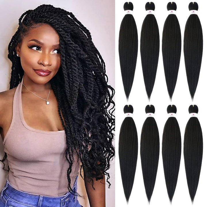 Long Purple Braiding Hair 30 Inch, Pre Stretched Synthetic Braiding Hair for Braids,2 Packs Purple Rumi Hair Extensions for Stage Party Halloween Costume Cosplay