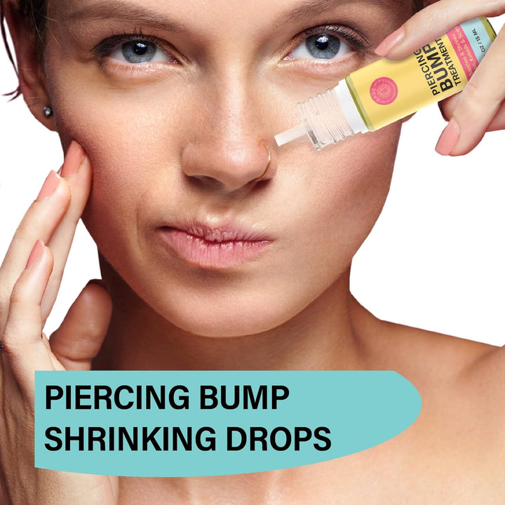 Piercing Aftercare Kit: Keloid & Piercing Bump Solution Oil(15Ml) + Piercing Aftercare Spray (4Oz) - for Keloid Bump Removal & Cleansing Soothing Piercings before & After