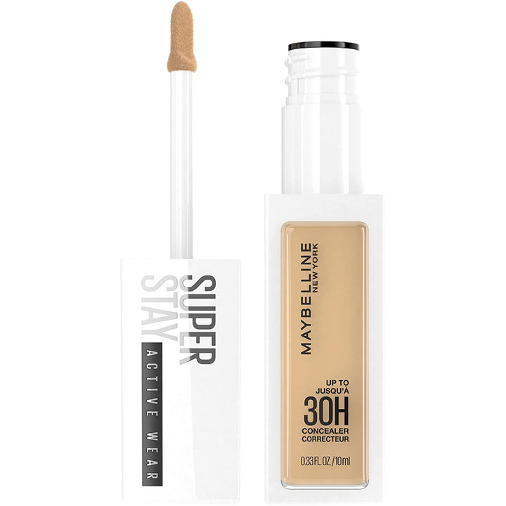 Super Stay Liquid Concealer Makeup, Full Coverage Concealer, up to 30 Hour Wear, Transfer Resistant, Natural Matte Finish, Oil-Free, Available in 16 Shades, 18, 1 Count