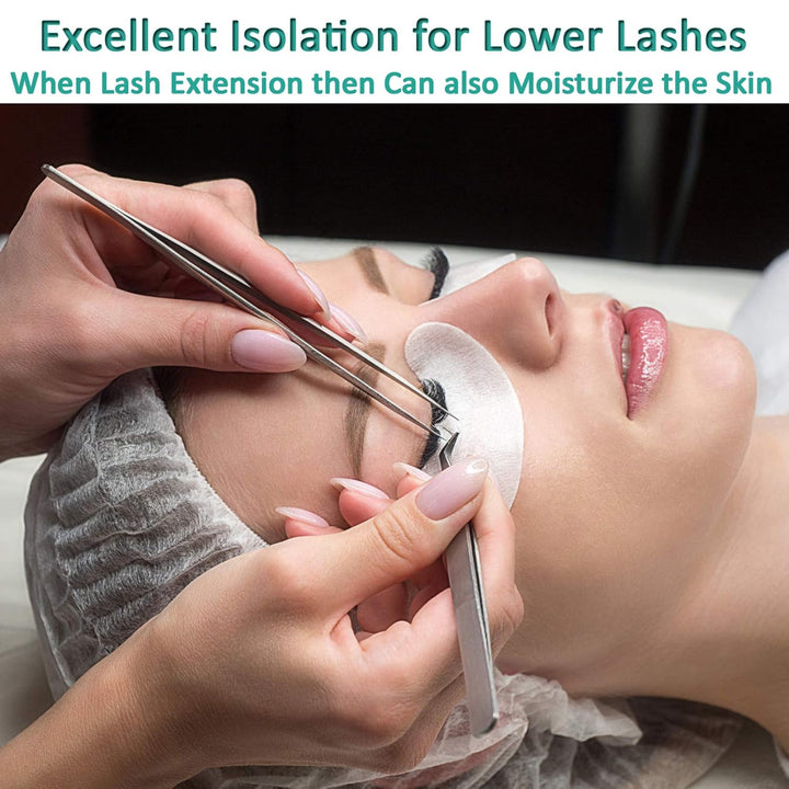 50 Pairs Set under Eye Pads,Eyelash Extension Gel Patches, Lash Extension Lint Free under Hydrogel Eye Mask Pads Beauty Tool. (Pink)