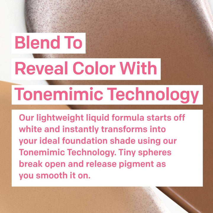 Skintone Matching Foundation, Smart Shade Face Makeup with SPF 15, Hypoallergenic, Oil-Free, Dermatologist-Tested, 200 Light Medium Mine, 1 Fl Oz