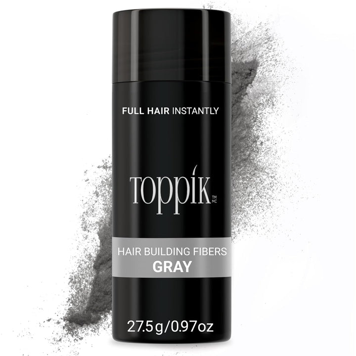 Toppik Hair Building Fibers, Fill in Fine or Thinning Hair Instantly Thicker, Fuller Looking Hair 9 Shades,4 Size Options