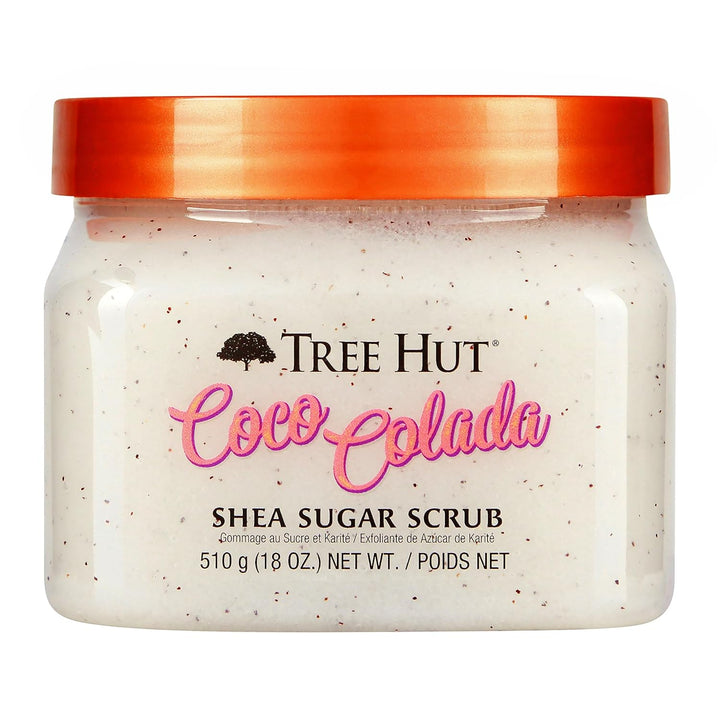Coco Colada Shea Sugar Scrub, 18 Oz, Ultra Hydrating and Exfoliating Scrub for Nourishing Essential Body Care