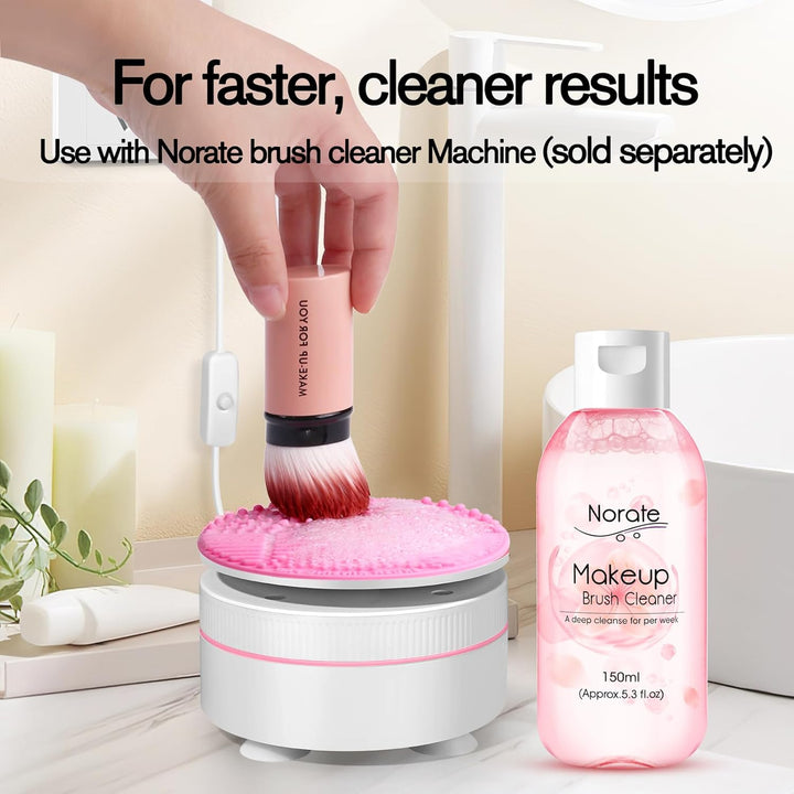Makeup Brush Cleaner, Make up Brush Cleansers Solution, Makeup Cleaner for Makeup Brushes, Beauty Sponge, Powder Puff, Deep Clean Brush Shampoo, Gentle Formula Cruelty Free 5.3 FL.OZ