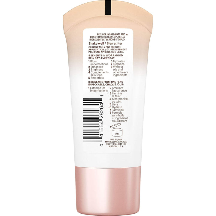 Dream Fresh Skin Hydrating BB Cream, 8-In-1 Skin Perfecting Beauty Balm with Broad Spectrum SPF 30, Sheer Tint Coverage, Oil-Free, Medium, 1 Fl Oz