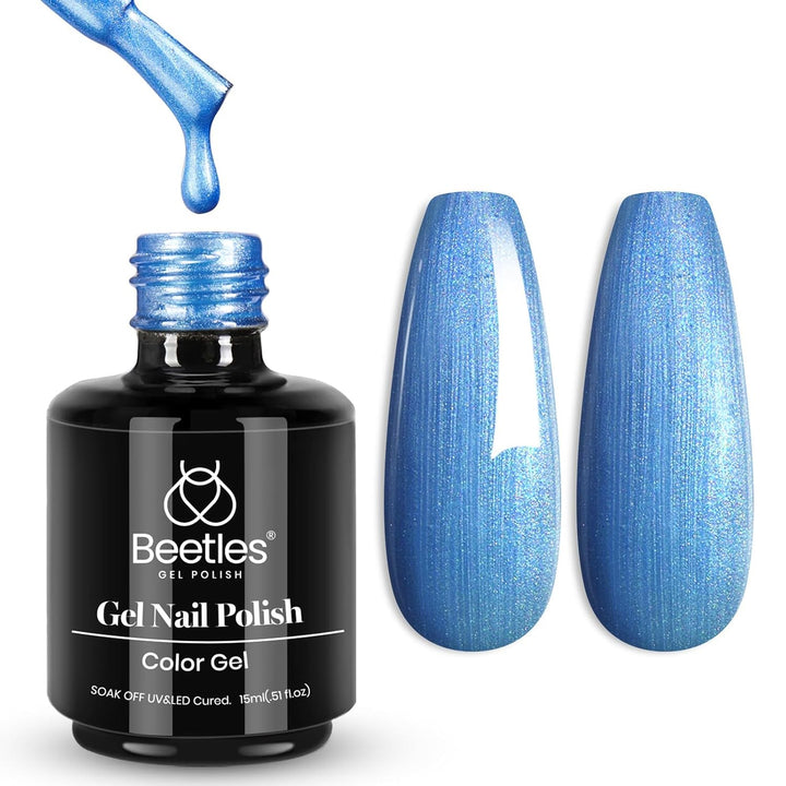 Beetles Black Gel Polish, 1 Pcs 15Ml Audrey Black Nail Polish Color Gel Nail Polish Halloween Nails Soak off Art Manicure Salon DIY Uv Lamp Nail Design Decoration at Home