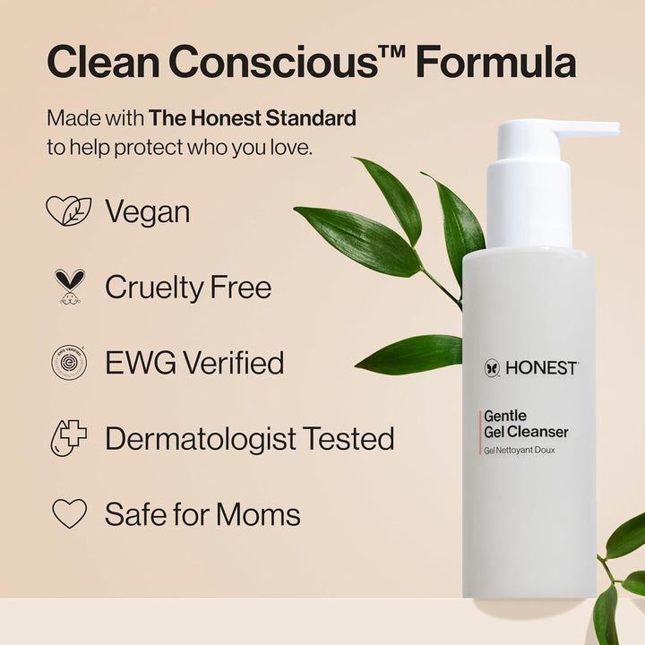 Gentle Gel Daily Face Cleanser | Calms, Refreshes, + Hydrates | Vegan + Safe for Sensitive Skin | 5 Fl Oz