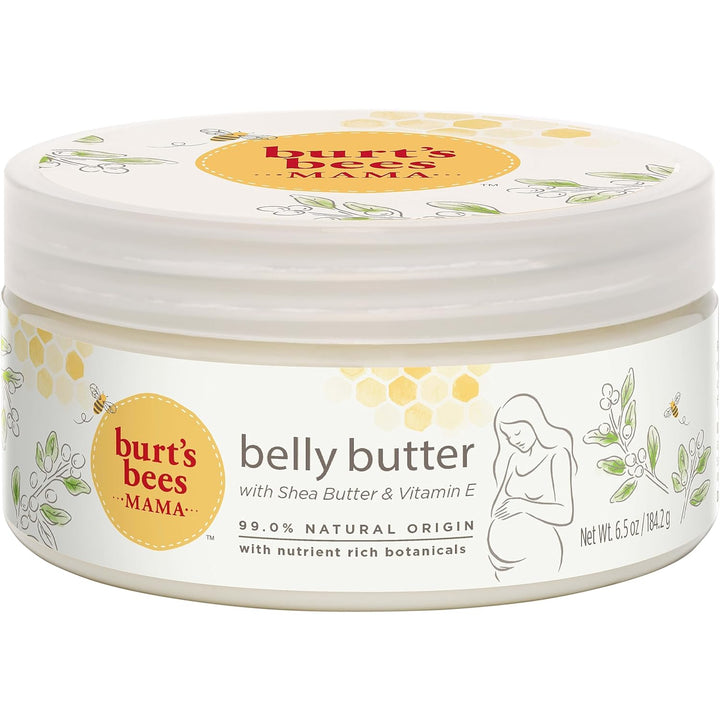 Christmas Gifts, Mama Belly Butter, Stretch Mark Cream for Pregnancy Massages Body & Reduces Scar Appearance, Prenatal & Postnatal Skin Care, Shea Butter & Vitamin E Rich Formula, 6.5 Oz