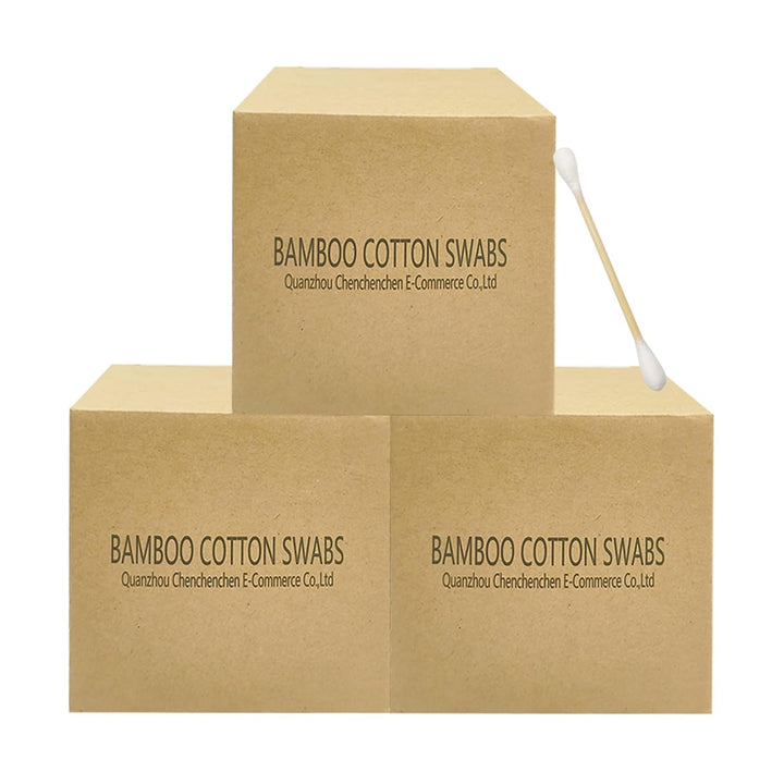 Bamboo Cotton Swabs, Wooden Cotton Swabs 1200Pcs
