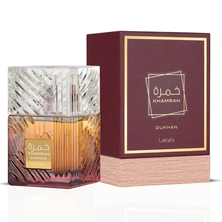 Khamrah Qahwa - Vanilla, Warm Spicy, Cinnamon, Sweet - Eau De Parfum Long-Lasting Fragrance for Unisex, 3.40 Ounce / 100 Ml