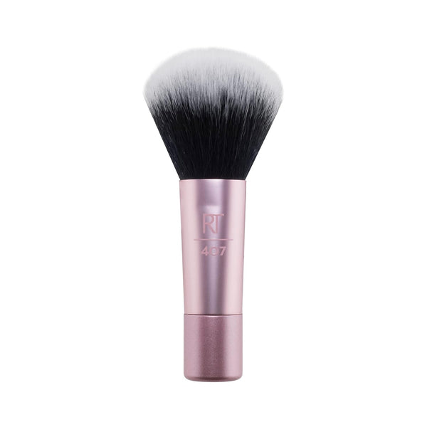 Mini Multitask Makeup Brush, for Blush, Bronzer & Powder, Face Brush with Custom-Cut Synthetic Bristles, for Loose & Pressed Powder, Travel Sized, Vegan & Cruelty-Free, 1 Count