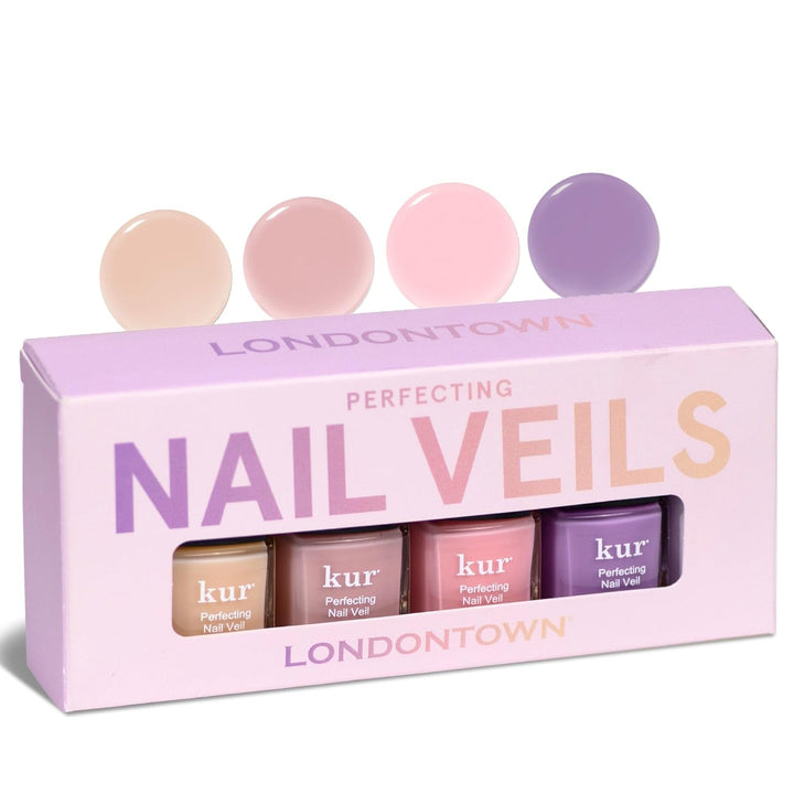 Nail Veil Enhancing Nail Care - Nail Protectant, Nail Strengthener, Natural Tint, Vegan and Cruelty-Free, Chip-Resistant