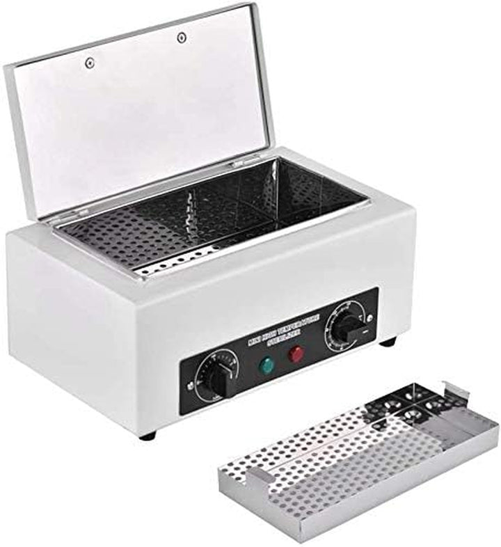 300W Heat Sterilizer NV-210 W/Timer Disinfection Box Manicure Pedicure SPA Salon Equipment for Sundry Beauty Hair Nail Metal Tools