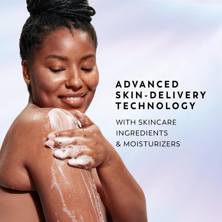 Super Serum Body Wash for Extra Dry Skin, 24Hr Long Lasting Hydration, 5+ Ingredient Serum Complex for Bright Even Firm Luminous Skin, 18.5 Fl Oz