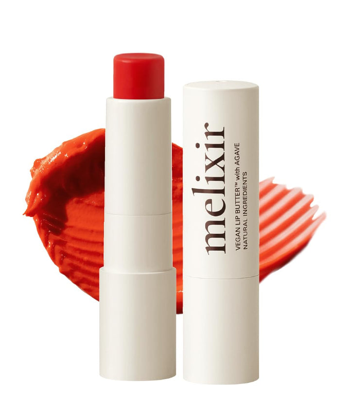 Vegan Lip Butter (12 Colors), Hydrating Tinted Lip Balm Stick, Bee-Free, Petrolatum-Free, Plant-Based, Moisturizes Dry & Chapped Lips with Shea Butter, Sheer, Natural Finish - #02 Nudy Rose