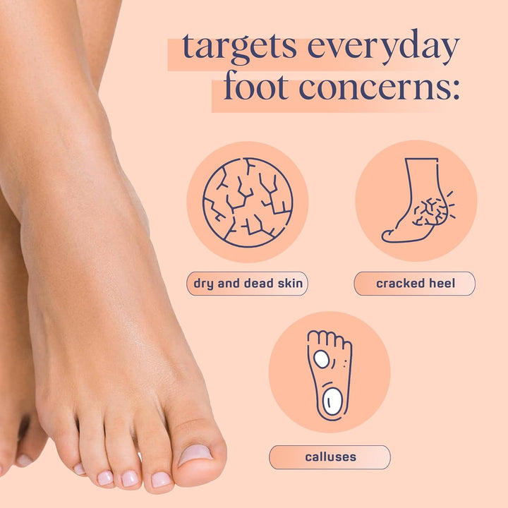 Softening Care Foot Sockies (8-Pack) - Spearmint & Tea Tree Oil, Exfoliating Pack for Healthy Feet, Intensive Repair, Callus Remover Sockies, Dry Skin Solution, Moisturizing Foot Treatment