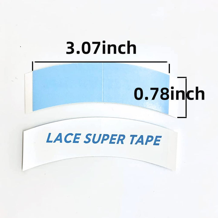 40Pcs Double Sided Wig Tape Waterproof Lace Front Tape for Wigs Adhesive Tape Strong Hold Clear Wig Tape for Lace Wigs Toupee Hairpiece