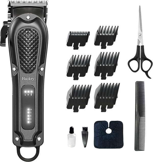 Hair Clippers for Men Professional - Cordless&Corded Barber Clippers for Hair Cutting & Grooming Rechargeable Beard Trimmer