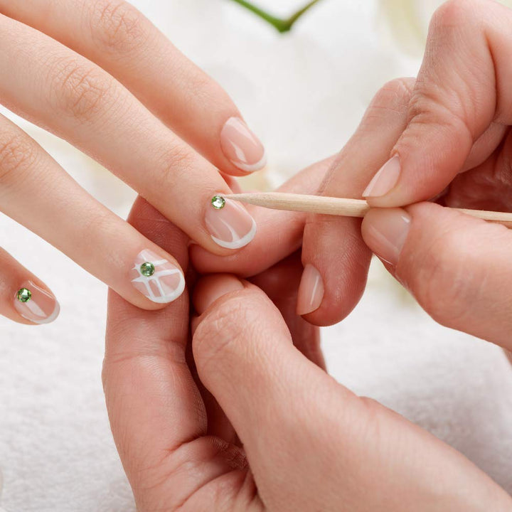 100PCS Orange Sticks for Nails 4.5 Inch - Wooden Cuticle Pusher & Remover Set - Non-Toxic, Skin-Safe - Wood Tools for Manicure & Pedicure - Disposable Set for Home & Salon - Won'T Break Easily