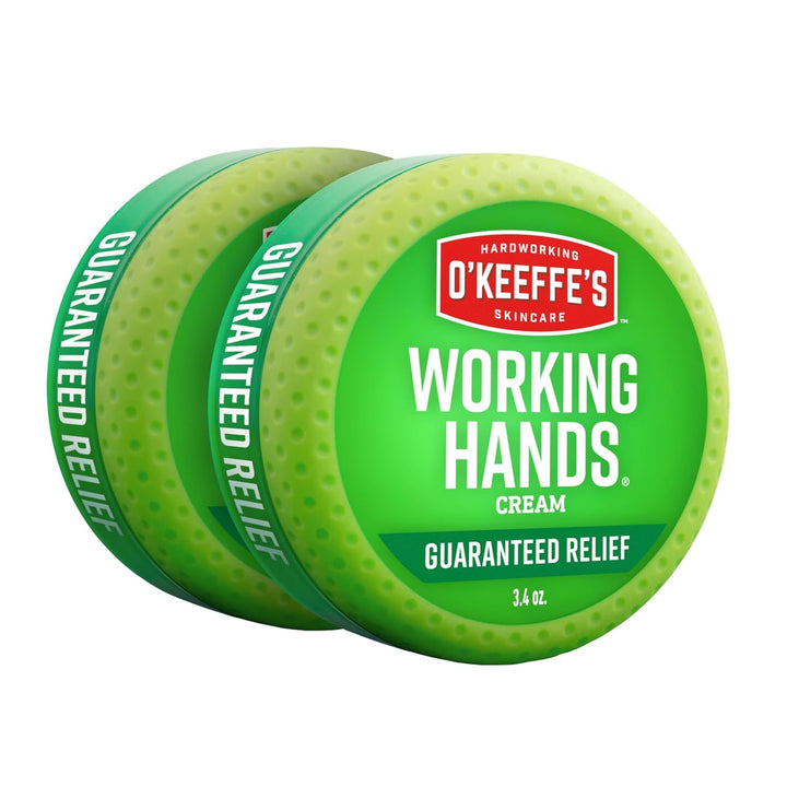 Working Hands Hand Cream for Extreme Dryness - 3.4 Oz Jar (1 Pack) - Repairing Skincare for Cracked, Dry Hands