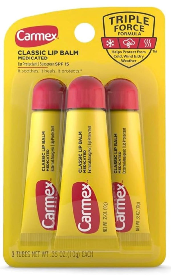 Classic Lip Balm, 0.35 Ounce (Pack of 3)