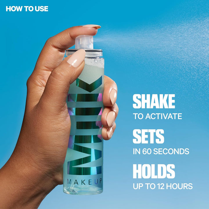 Hydro Grip Set + Refresh Spray with Hyaluronic Acid – Sets Makeup + Hydrates Skin for up to 12 Hours – Long-Lasting, Alcohol-Free Facial Mist for Dewy, Radiant Skin