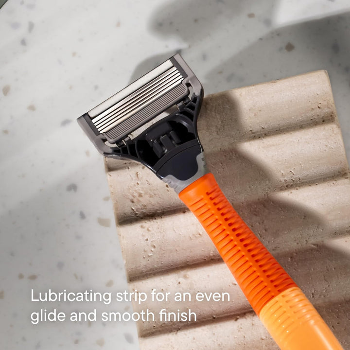 Original Razor Blades for Men - 10 Count - Premium Razor Blade Refill Cartridges - German Engineered