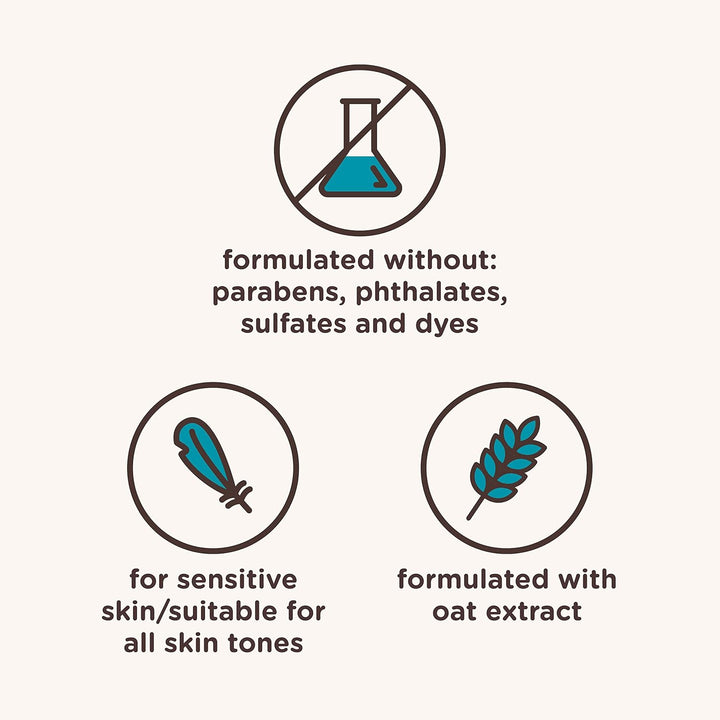 Aveeno Kids Face & Body Wash for Sensitive Skin, Oat Extract, Tear-Free, Non-Drying, Light Scent, Pump Dispenser, Hypoallergenic, Phthalate, Sulfate & Dye Free, 18 Fl Oz