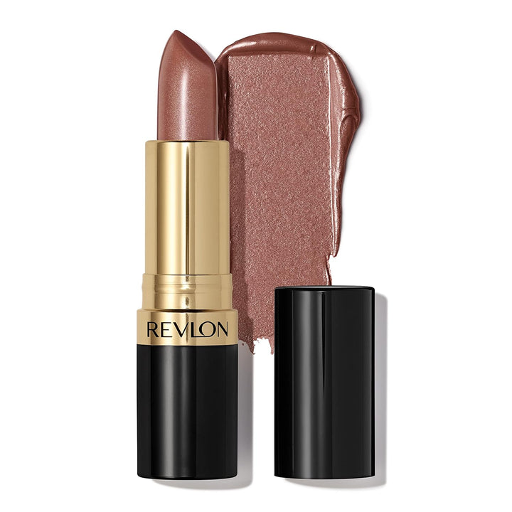 Super Lustrous Lipstick, Creamy Formula for Soft, Fuller-Looking Lips, Moisturized Feel, 755 Bare It All, 0.15 Oz